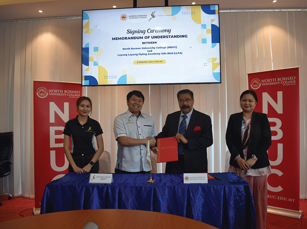 Charting Aviation Excellence: MoU Signing - NBUC & Layang-Layang Flying Academy